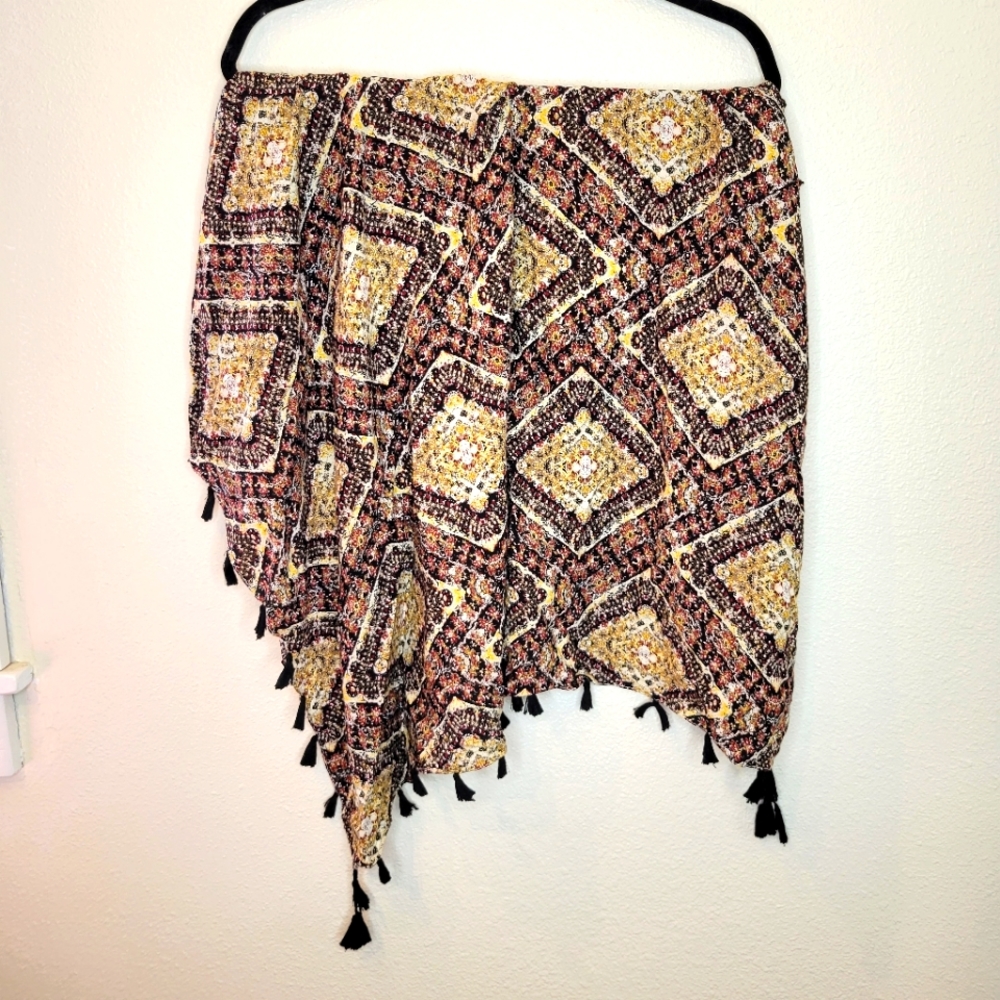 Boho Tassel Scarf / Wrap